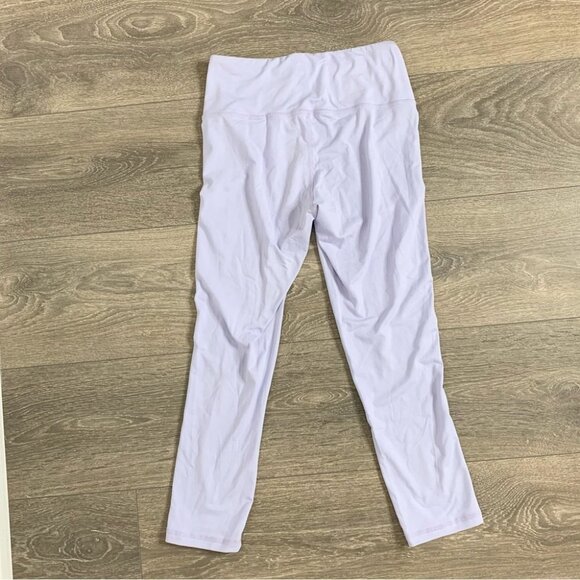Joe Fresh Active Women's Capri Leggings High Rise cropped pants Lilac Purple XS - Picture 8 of 10